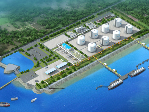 浙江舟山液化天然氣LNG接收及加注站項(xiàng)目工程假想圖 浙江舟山液化天然氣LNG接收及加注站項(xiàng)目工程假想圖