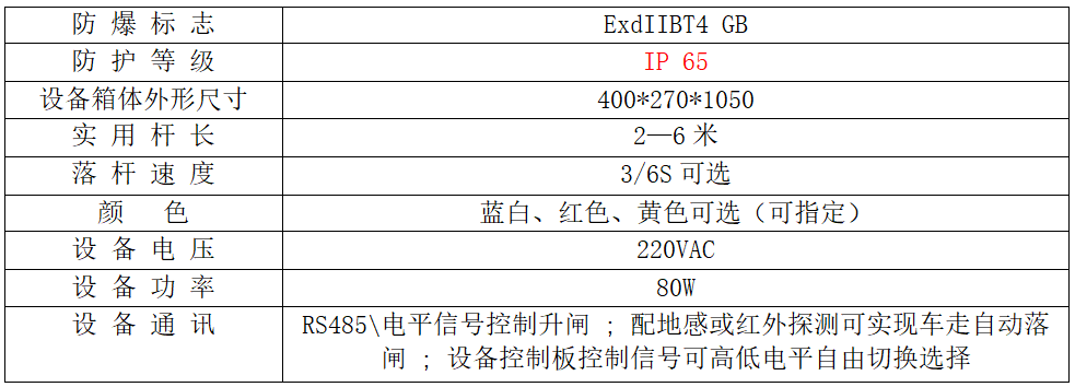 防爆道閘 防爆道閘